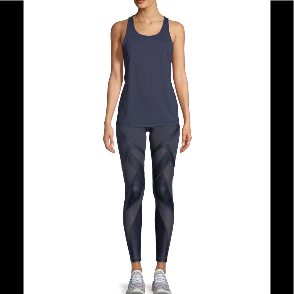 VIMMIA SIZE S~FITNESS GYM PERFORMANCE WEAR ~FULL LENGTH LEGGINGS ~NIGHT NAVY ~